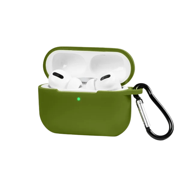 Apple AirPods Basic Silikon Kılıfı -Yeşil