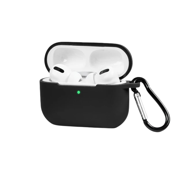 Apple AirPods Basic Silikon Kılıfı -Siyah