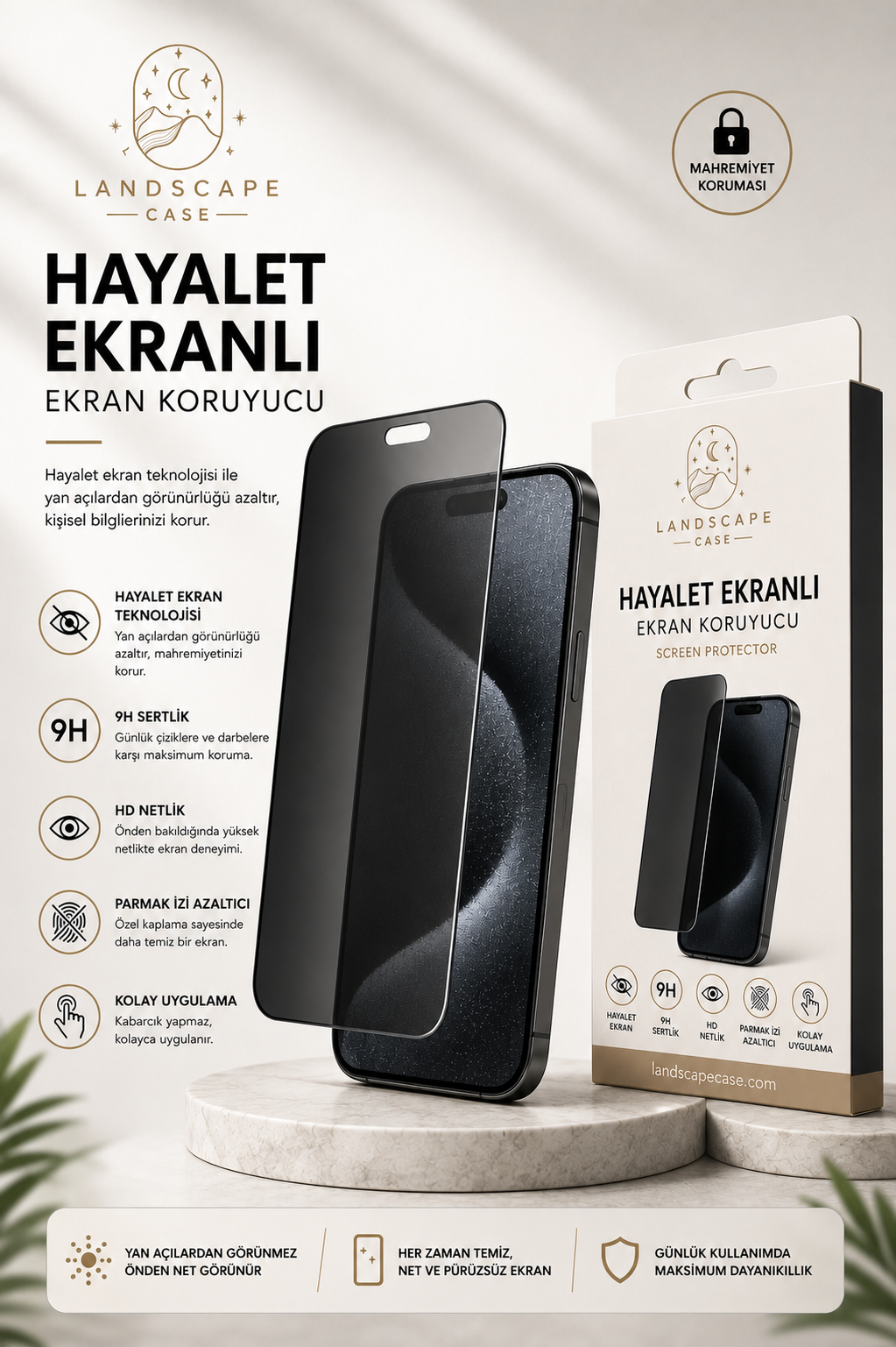 Anti Static Hayalet Ekran Koruyucu