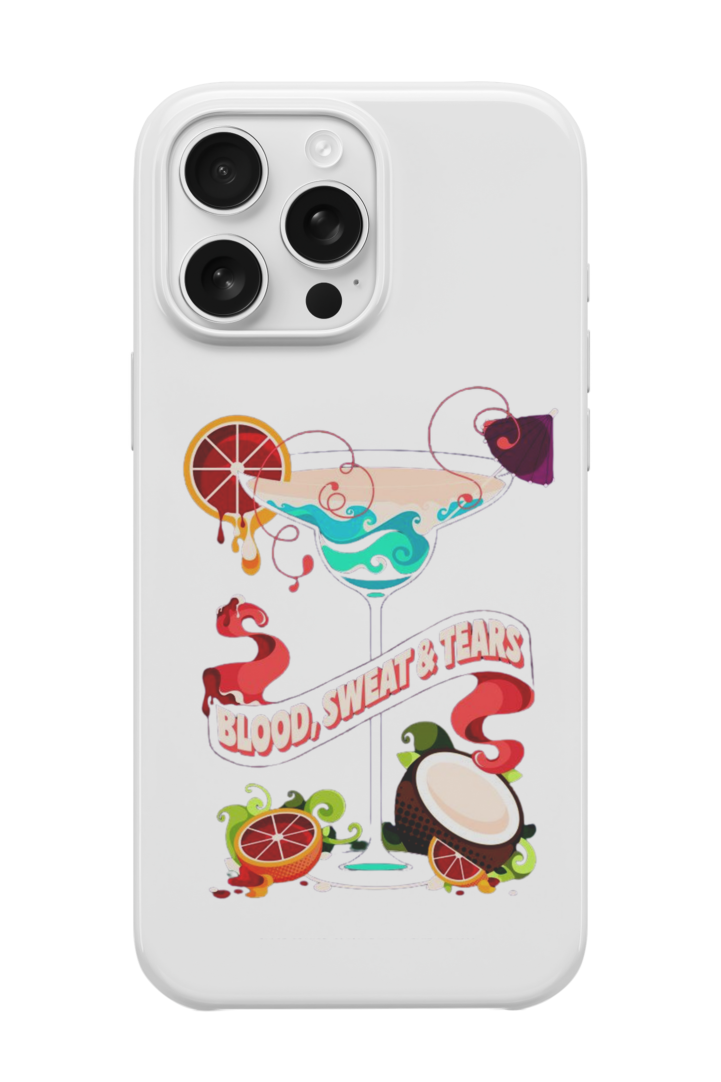 Blood Sweat Coctail Telefon Kılıfı