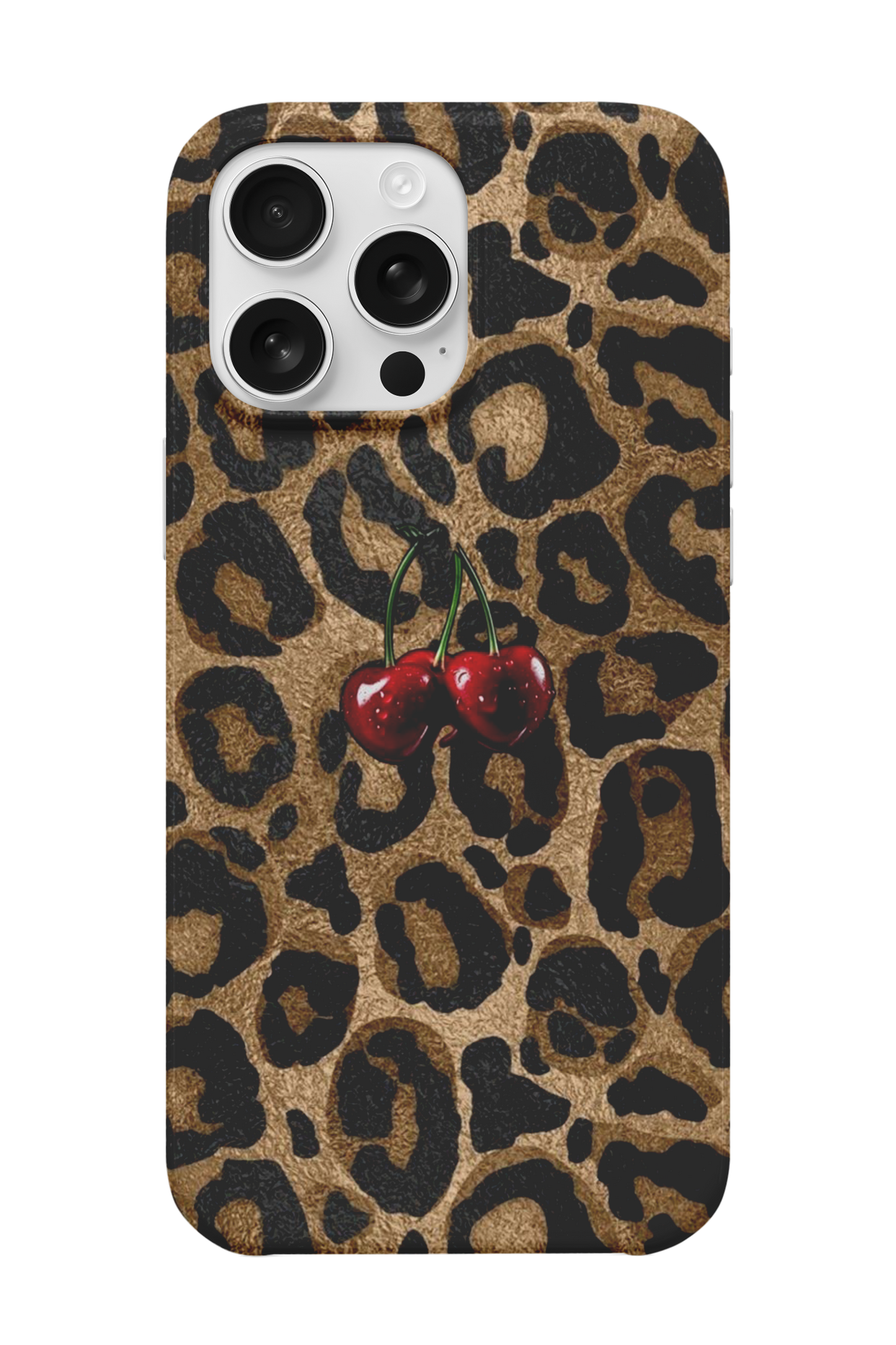 Cherry Leopar Telefon Kılıfı