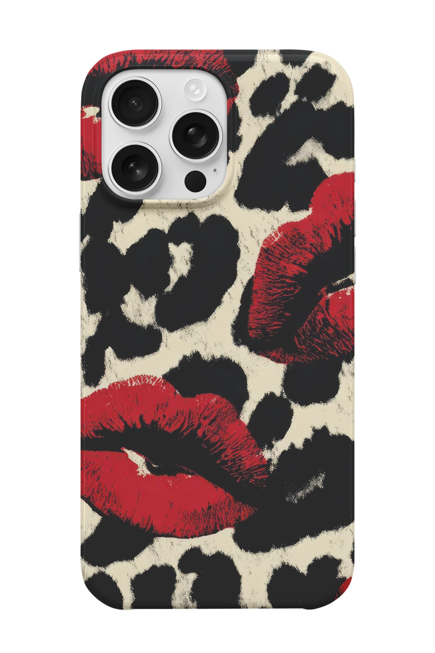 Dudak Leopar Telefon Kılıfı