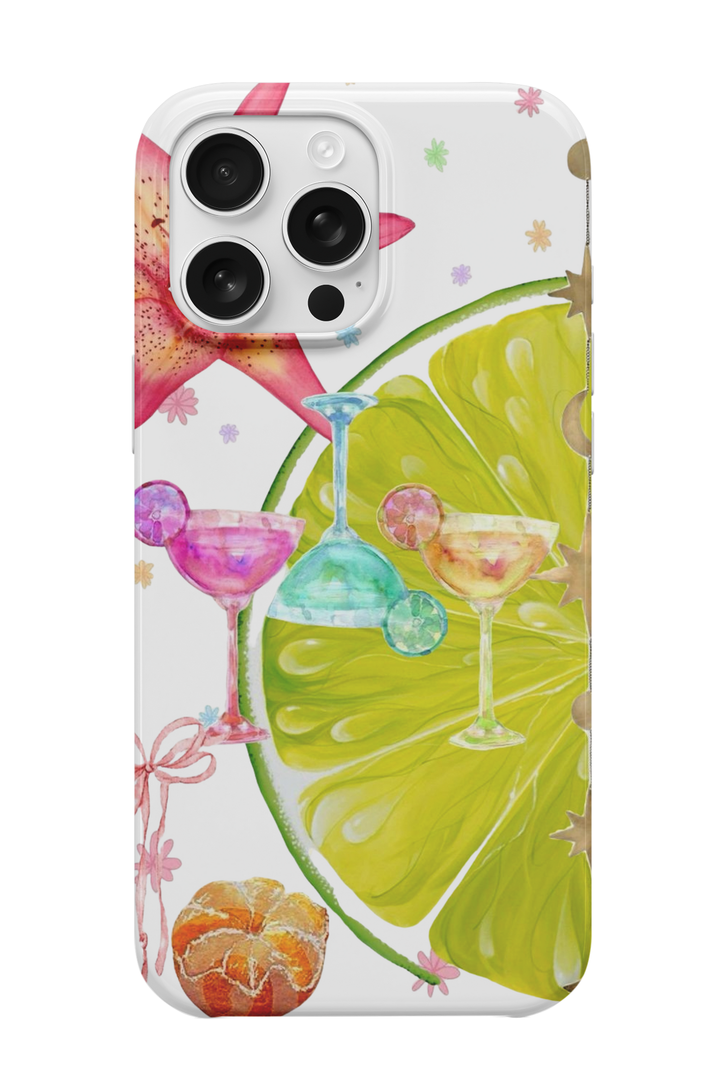 Flower Coctail Telefon Kılıfı