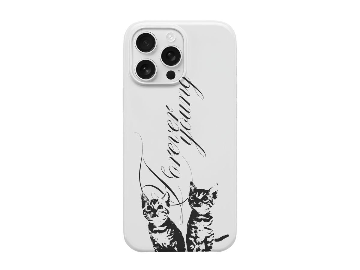 Forever Young Cat Telefon Kılıfı