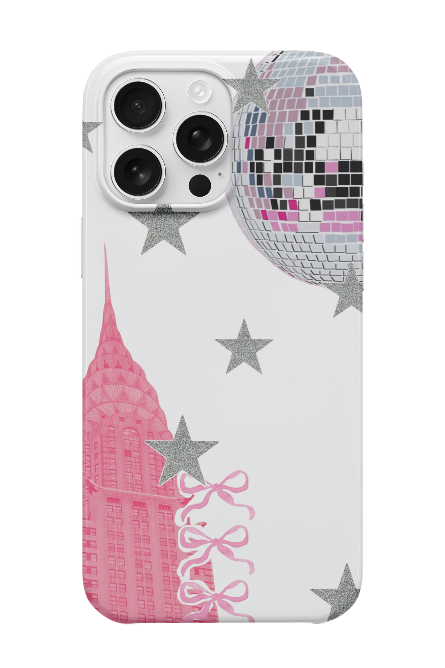 Pembe Disco Telefon Kılıfı