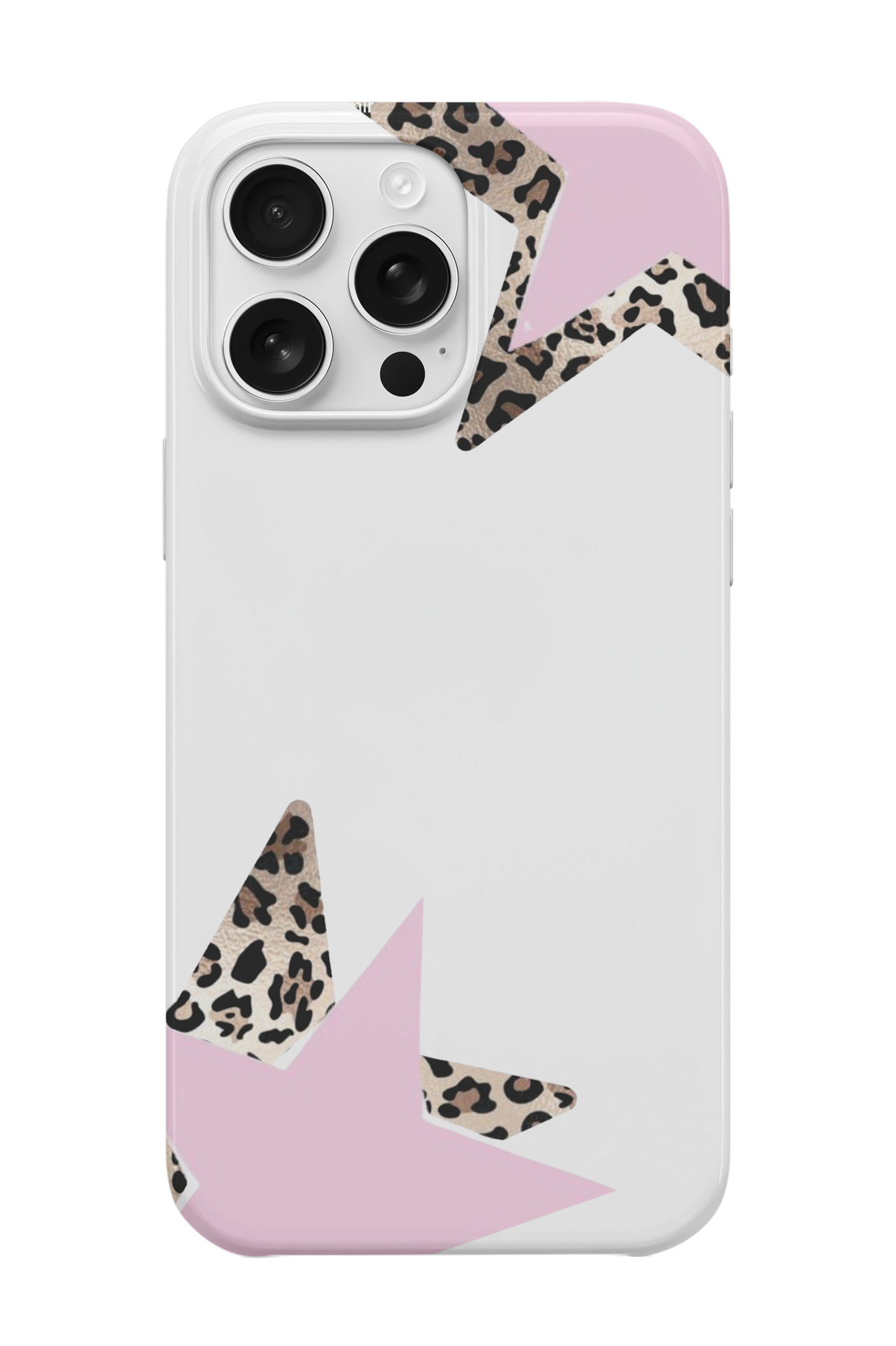 Pembe Star Leopar Telefon Kılıfı