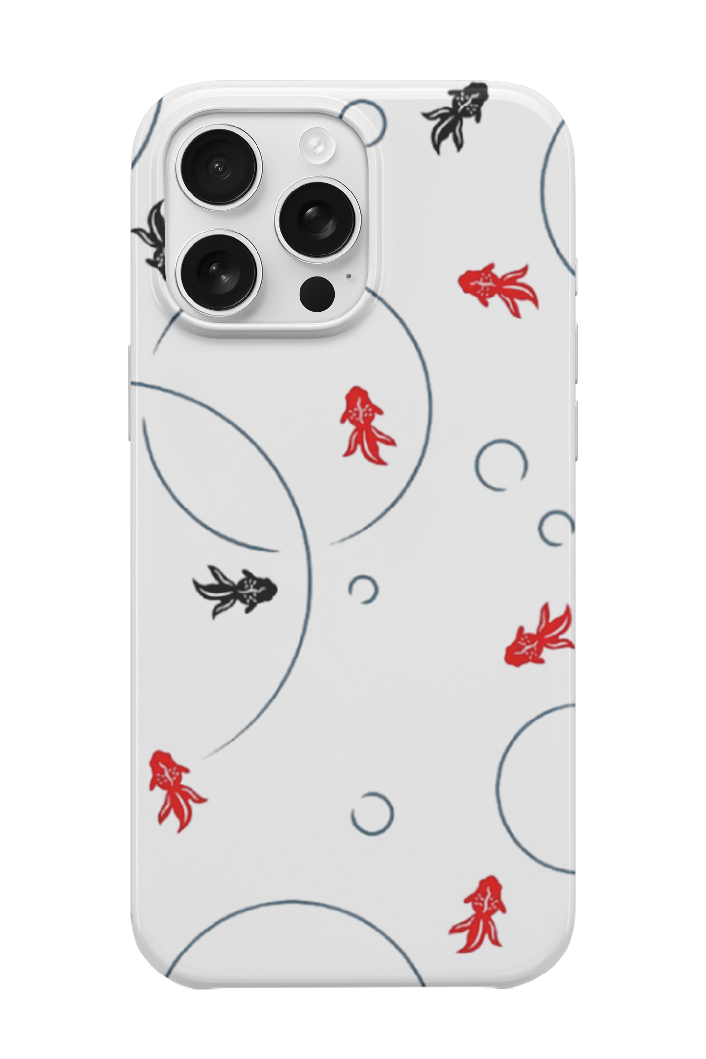 Red & Black Koi Fish Telefon Kılıfı