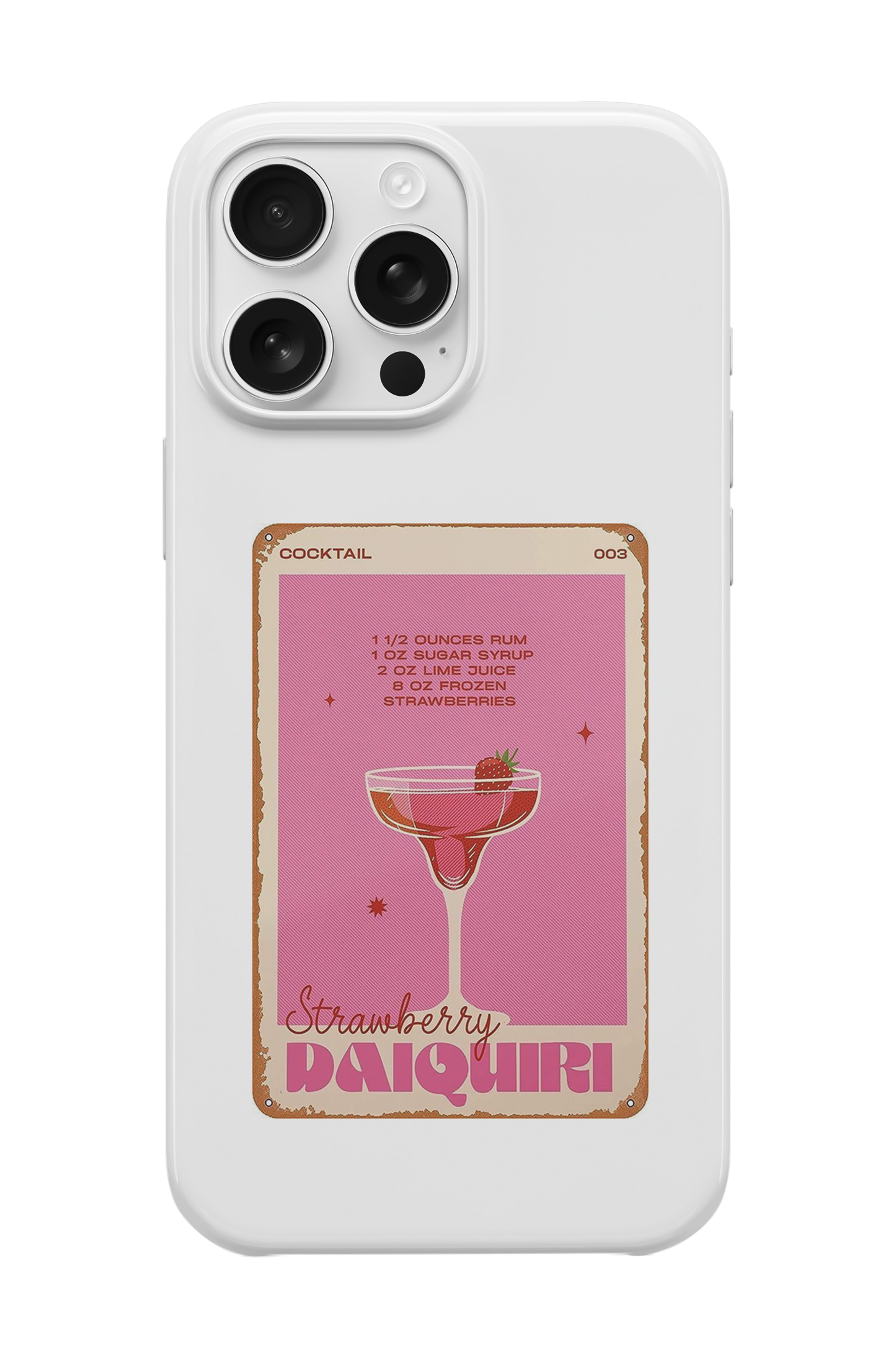 Strawberry Coctail Telefon Kılıfı