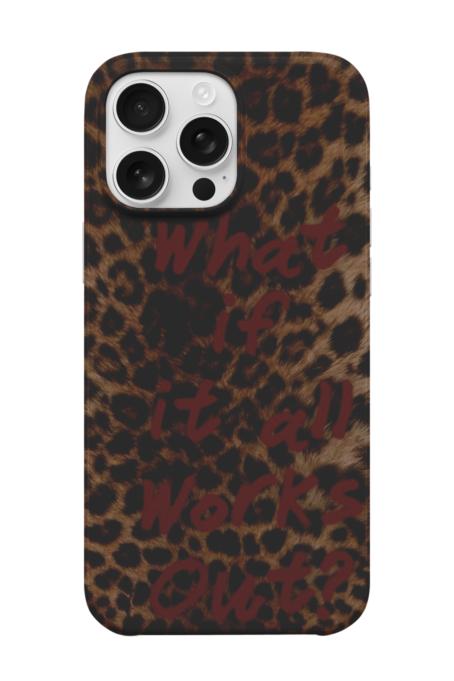 What If Leopar Telefon Kılıfı