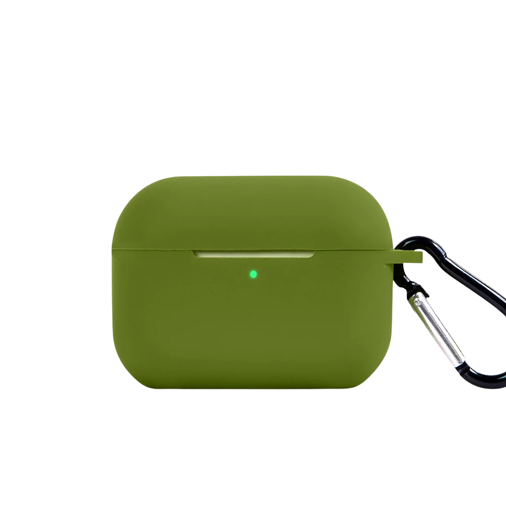 Apple AirPods Basic Silikon Kılıfı -Yeşil