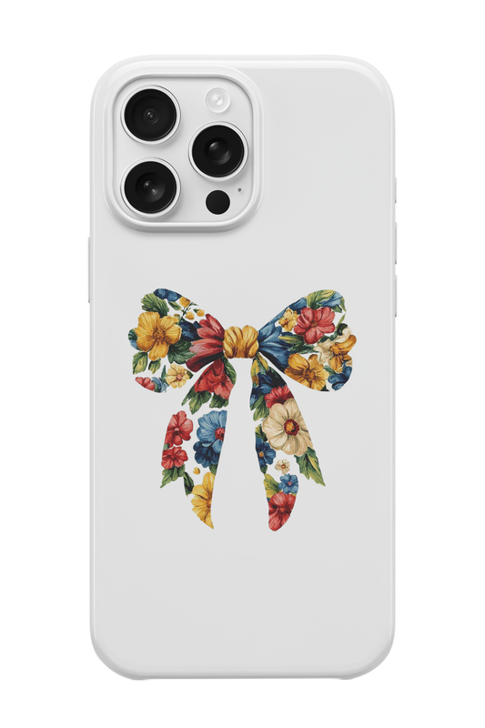 Çiçek Kurdele Telefon Kılıfı