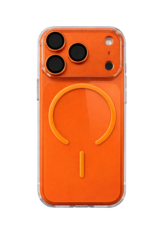 Sararmaz Magsafe Kılıf - Turuncu