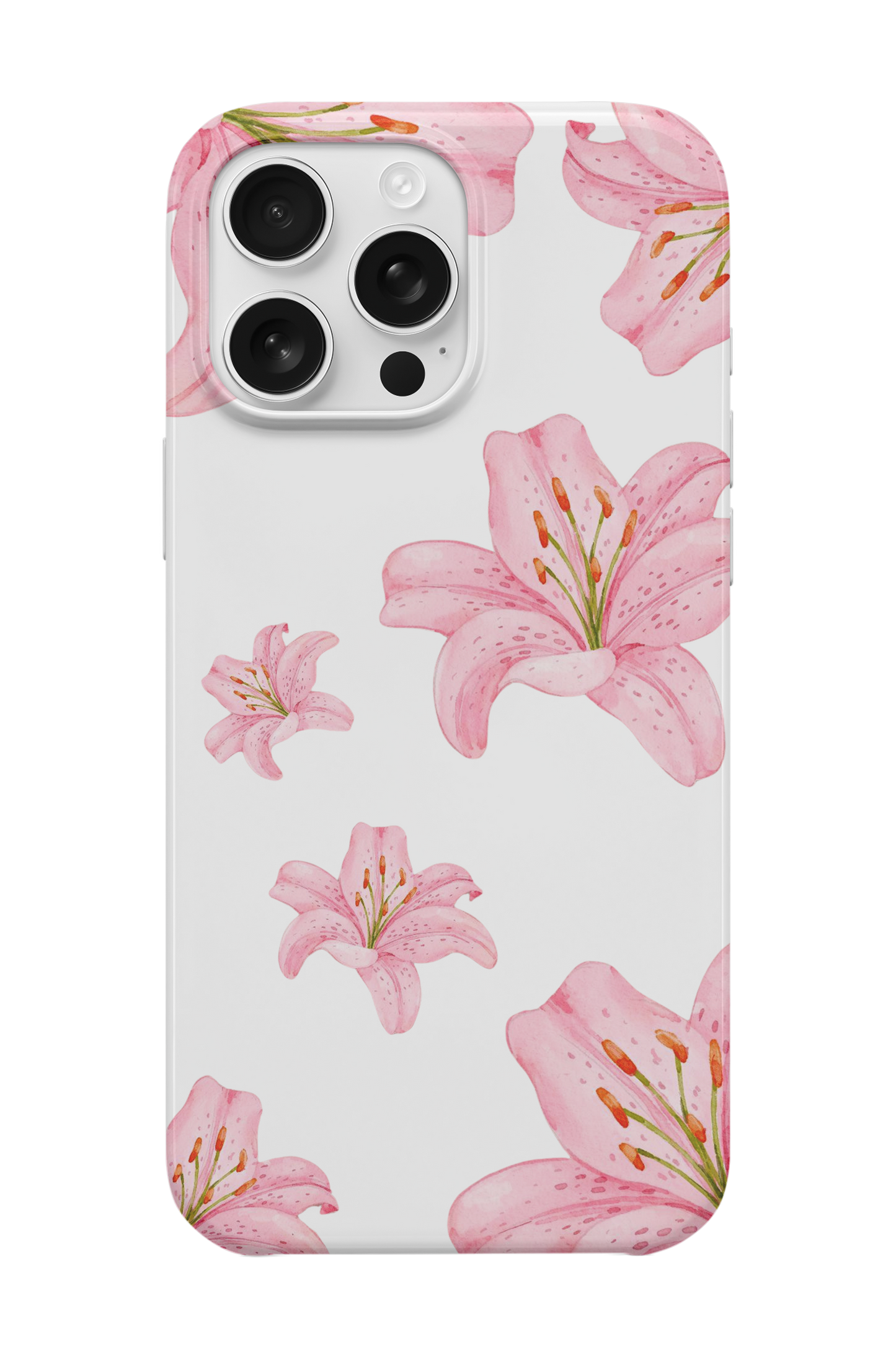 Pembe Lilyum Telefon Kılıfı