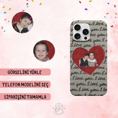❤️ I Love You Kişiye Özel Telefon Kılıfı