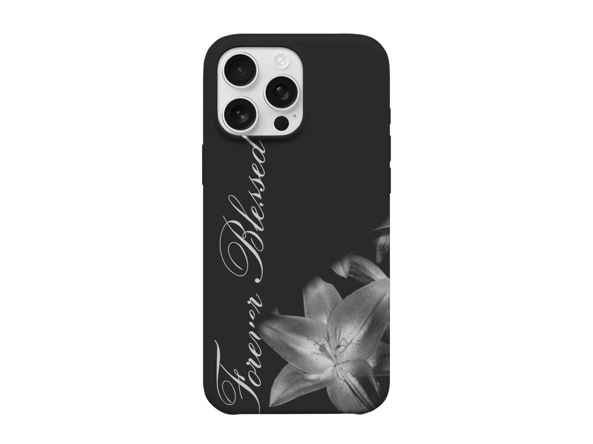 Black Forever Blessed Telefon Kılıfı