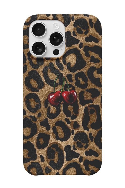 Cherry Leopar Telefon Kılıfı