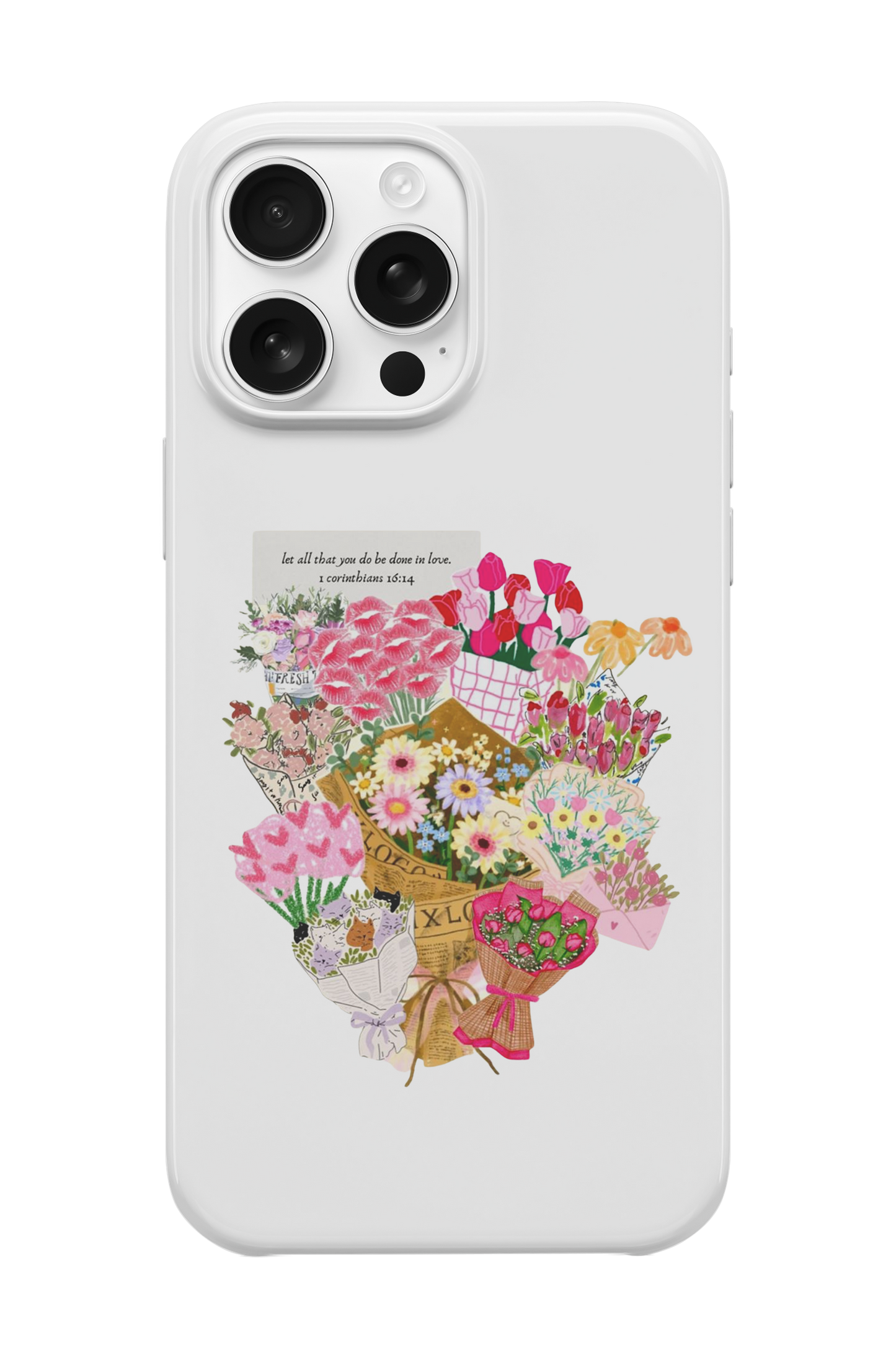 Çiçek Buketi Telefon Kılıfı