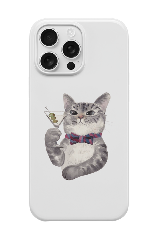 Coctail Cat Telefon Kılıfı