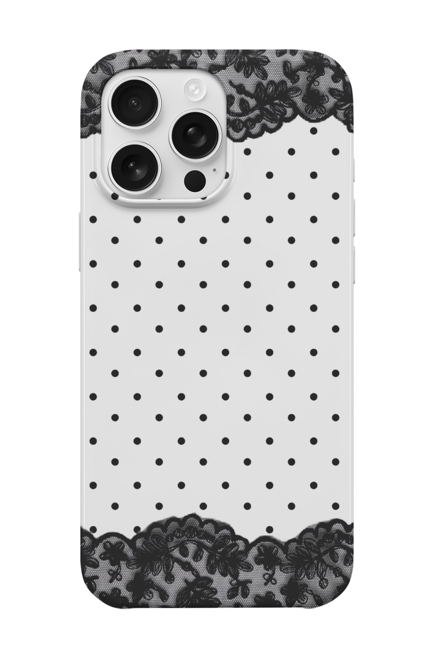 Dantel Puantiye Telefon Kılıfı