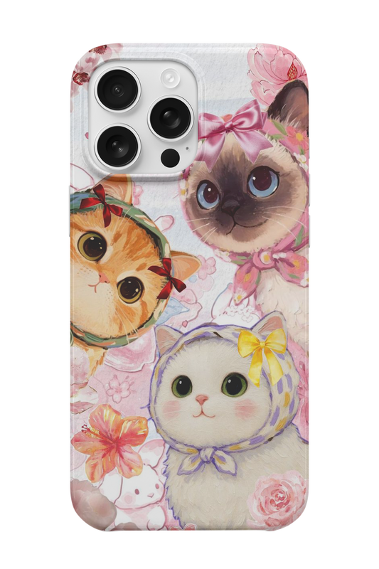 Blossom Kitties Telefon Kılıfı