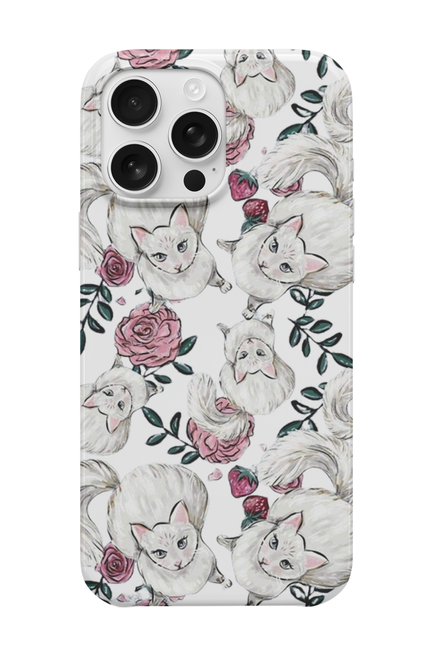Rose Cats Telefon Kılıfı