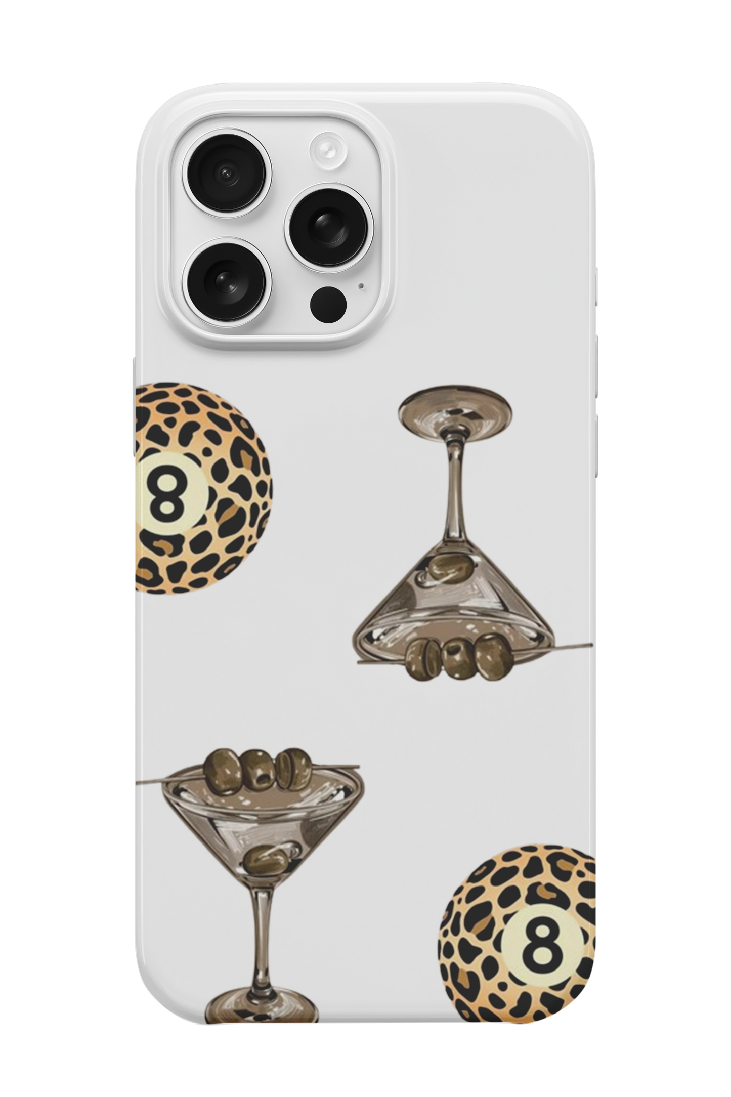 Leopard Martini Club Telefon Kılıfı
