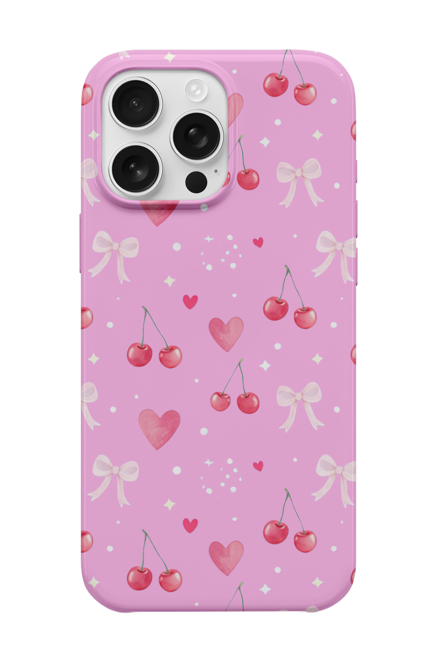 Kalp Cherry Telefon Kılıfı