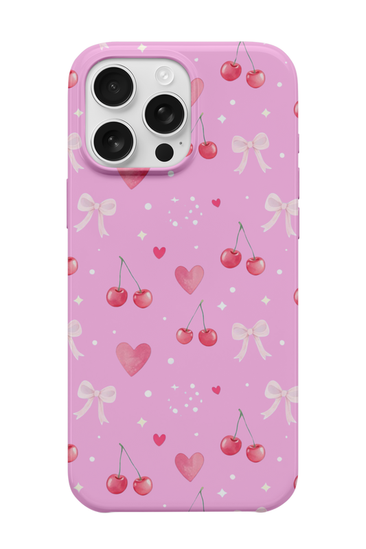 Kalp Cherry Telefon Kılıfı