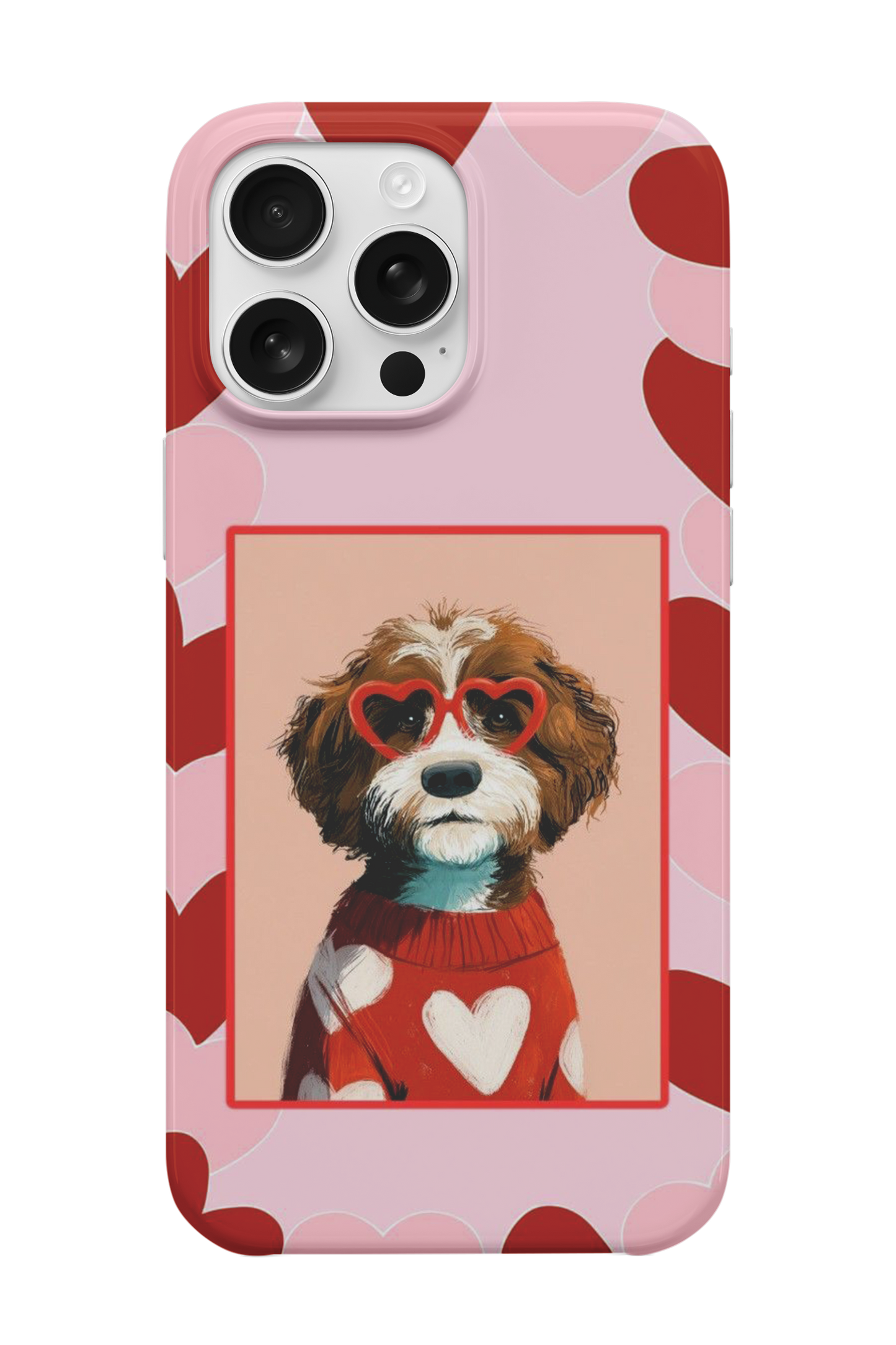 Köpek Kalp Telefon Kılıfı