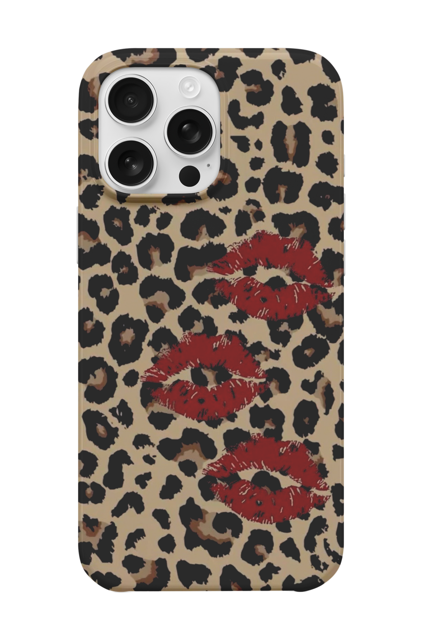 Leopar Dudak Telefon Kılıfı