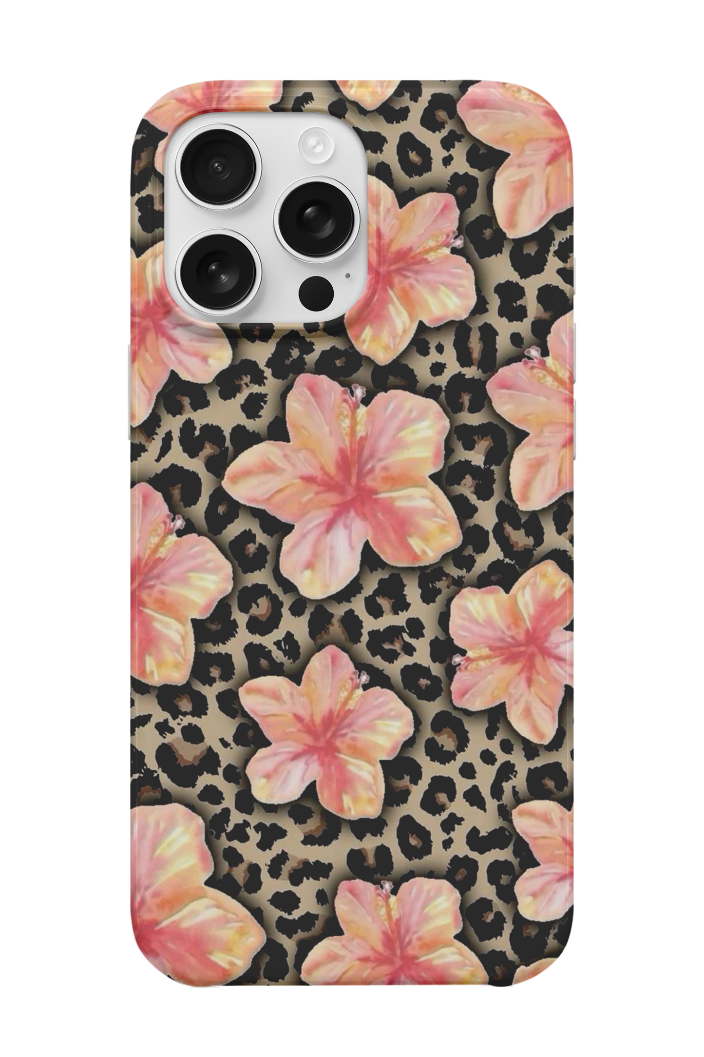 Leopar Flower Telefon Kılıfı