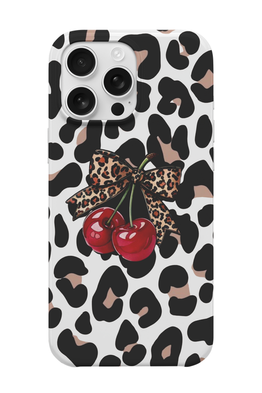 Leopar Kiraz Telefon Kılıfı