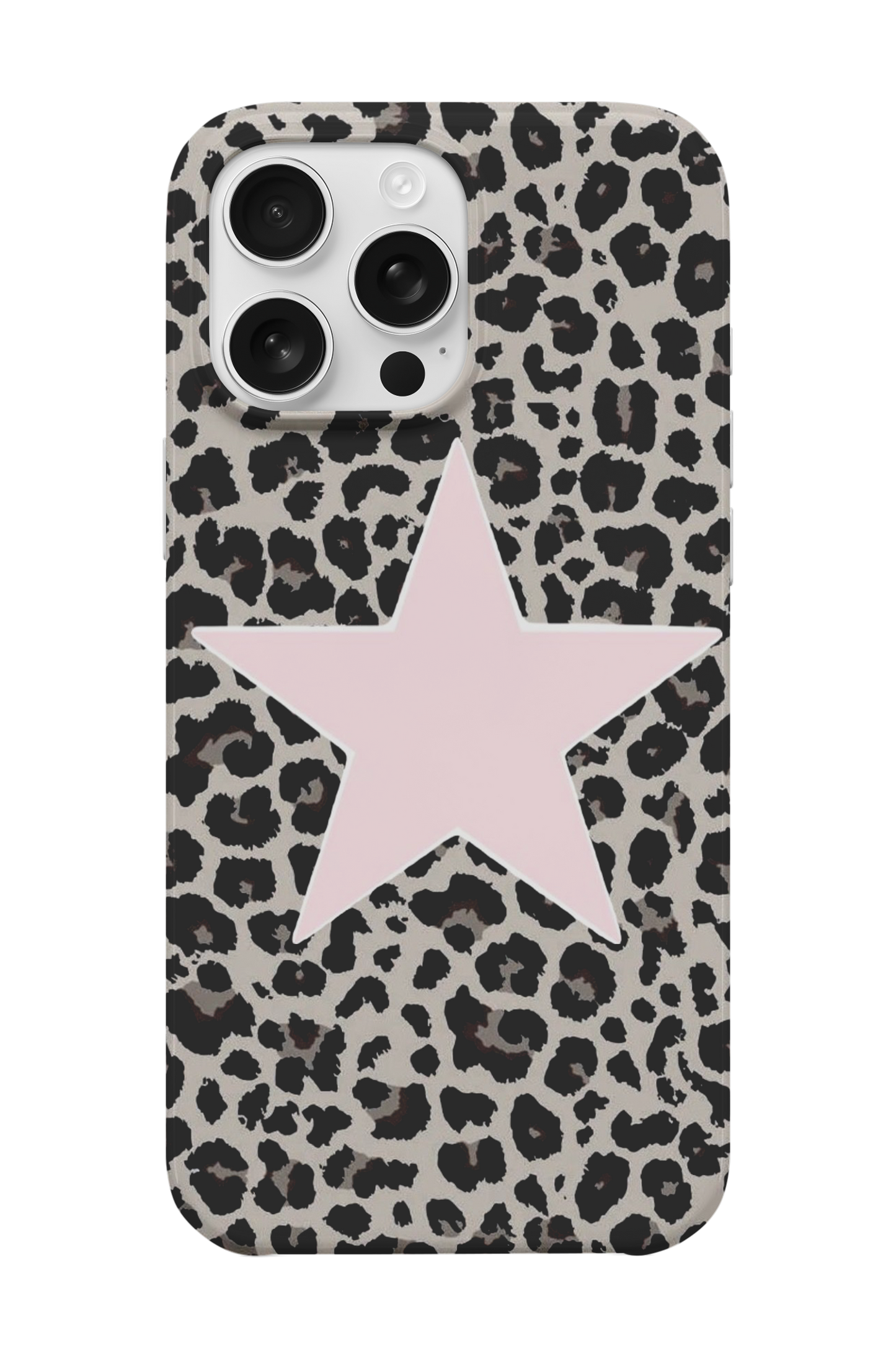 Leopar Pembe Telefon Kılıfı