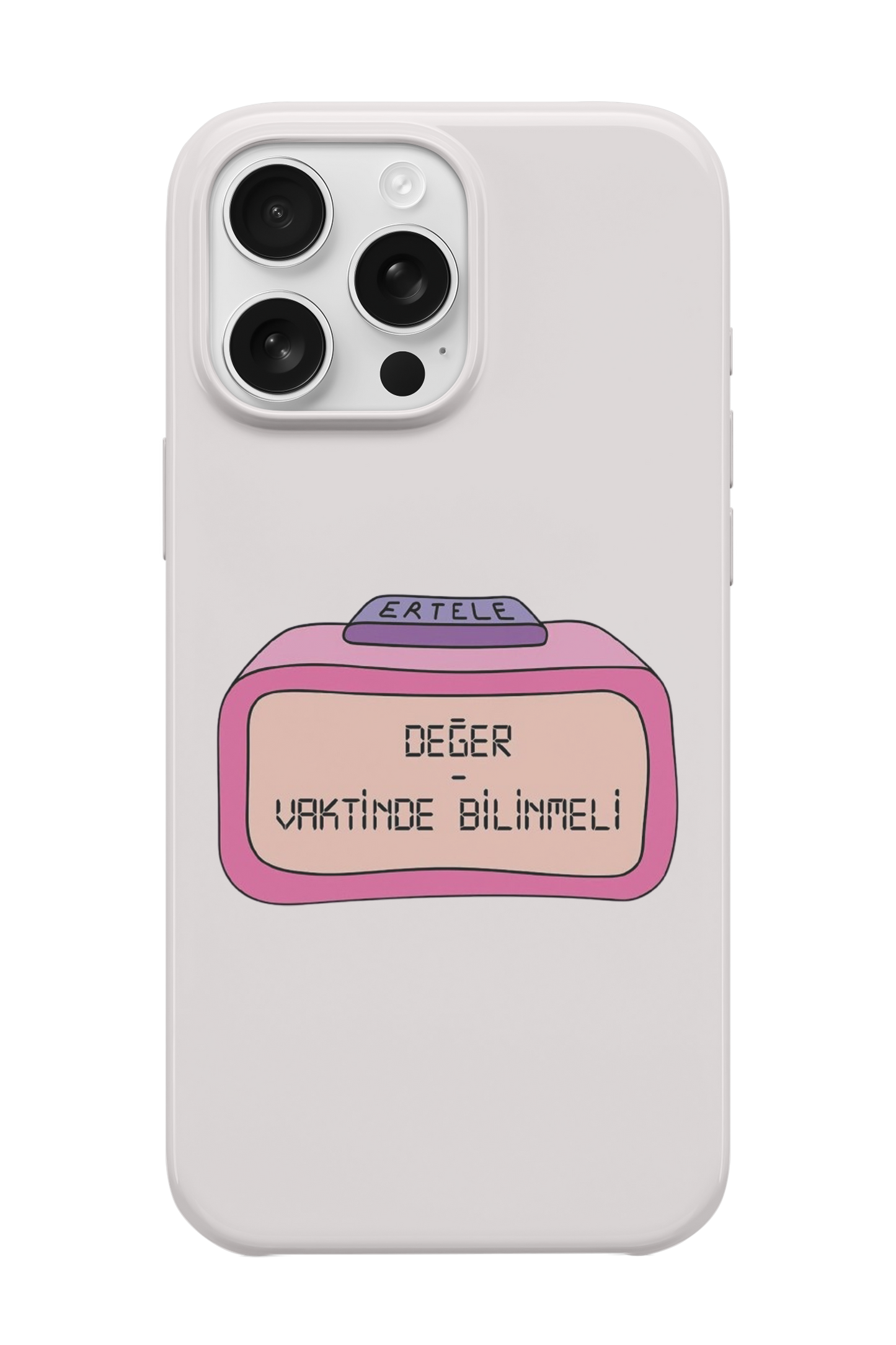 Değer Bilinmeli Telefon Kılıfı