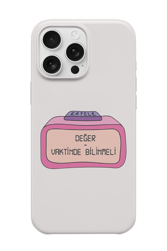 Değer Bilinmeli Telefon Kılıfı