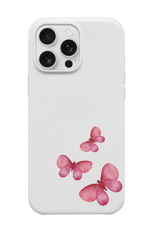 Pembe Kelebekler Telefon Kılıfı