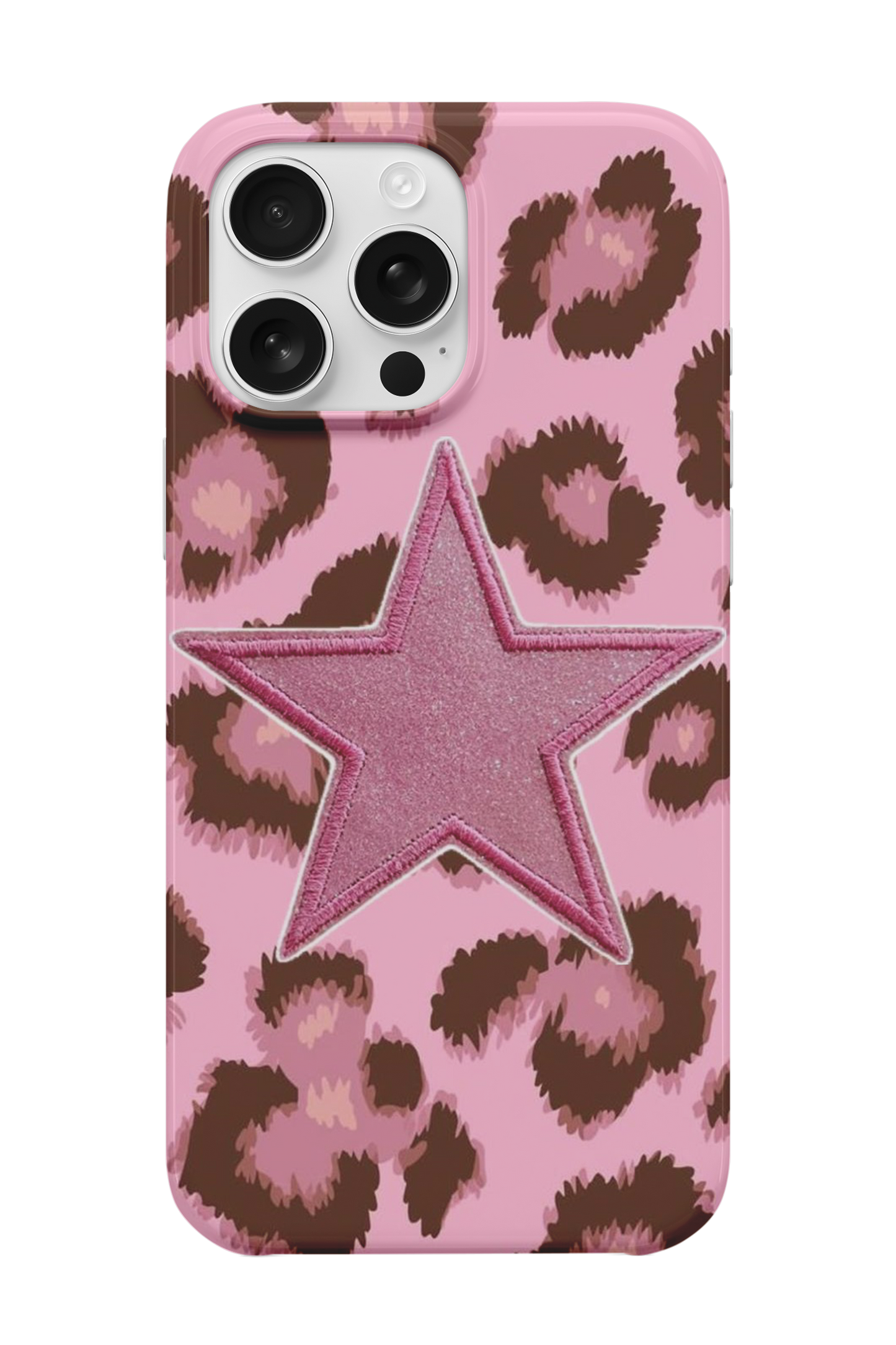 Pembe Leopar Telefon Kılıfı