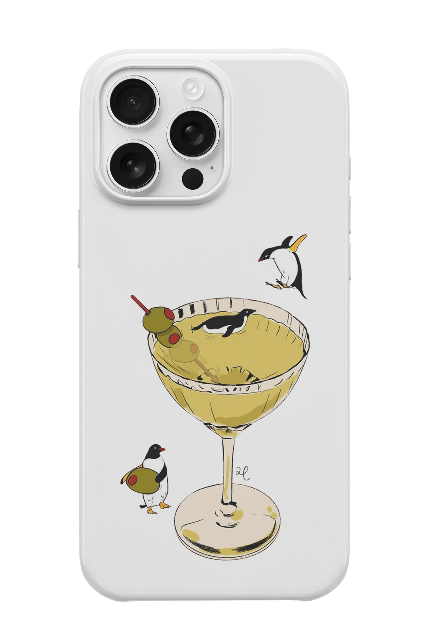 Pingu Coctail Telefon Kılıfı