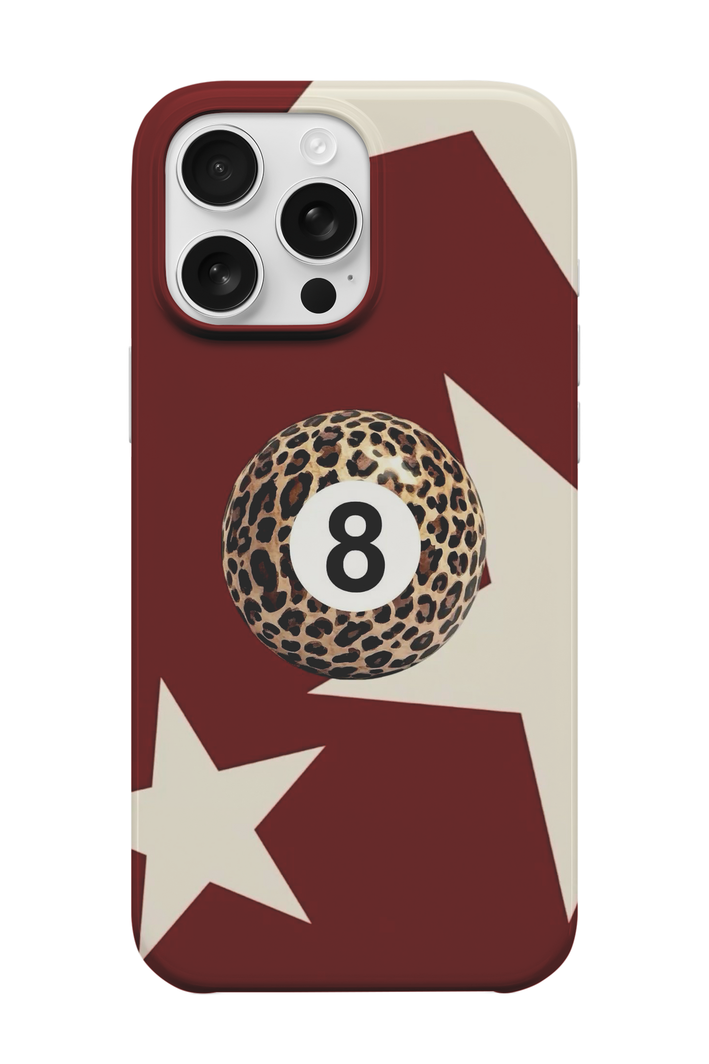 Star Bordo Bilardo Telefon Kılıfı