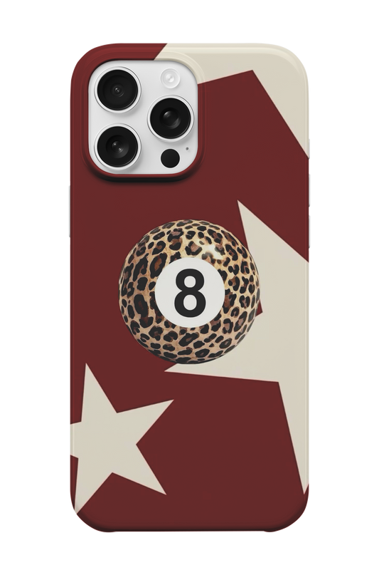 Star Bordo Bilardo Telefon Kılıfı