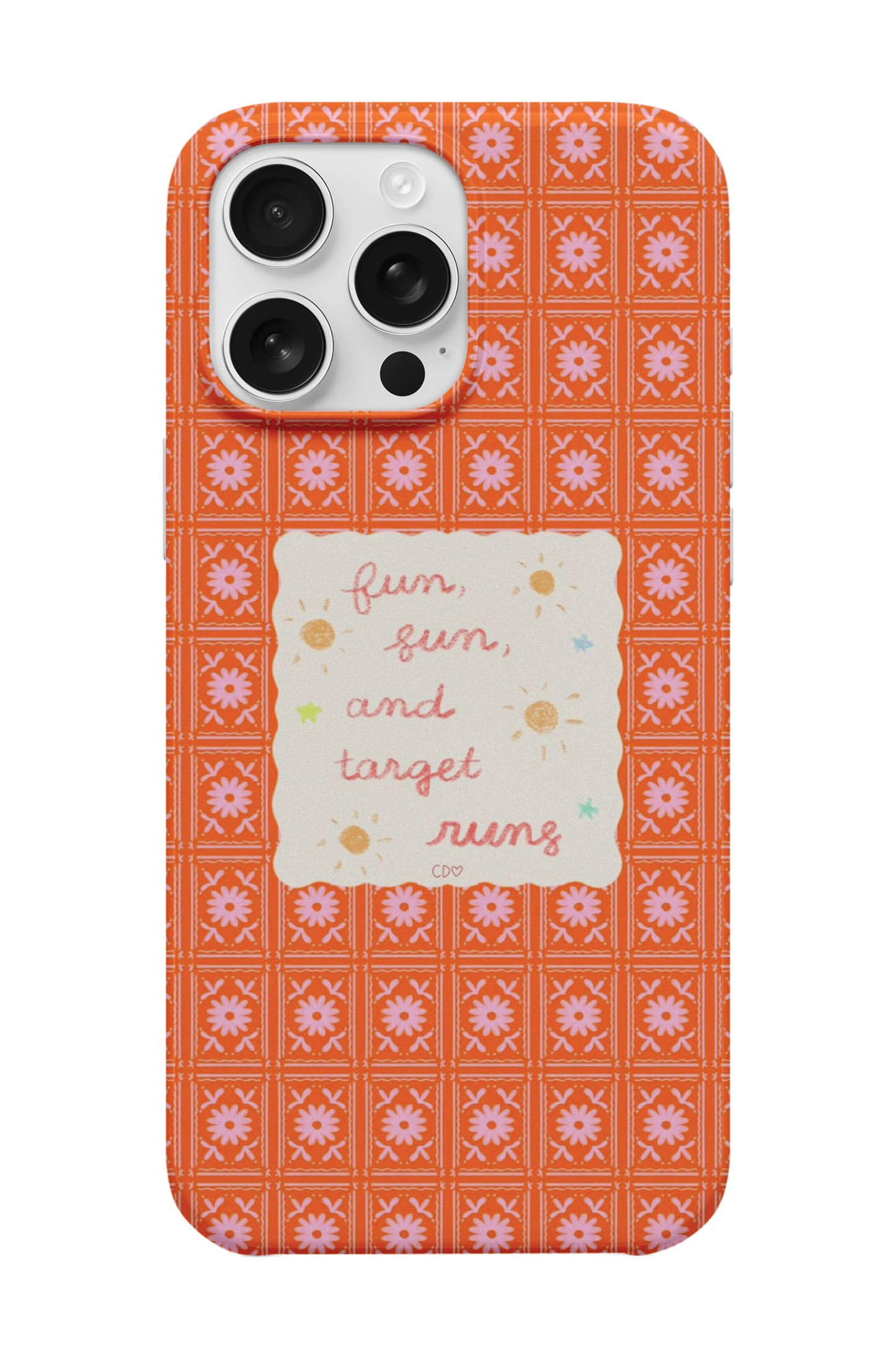 Turuncu Sun Telefon Kılıfı